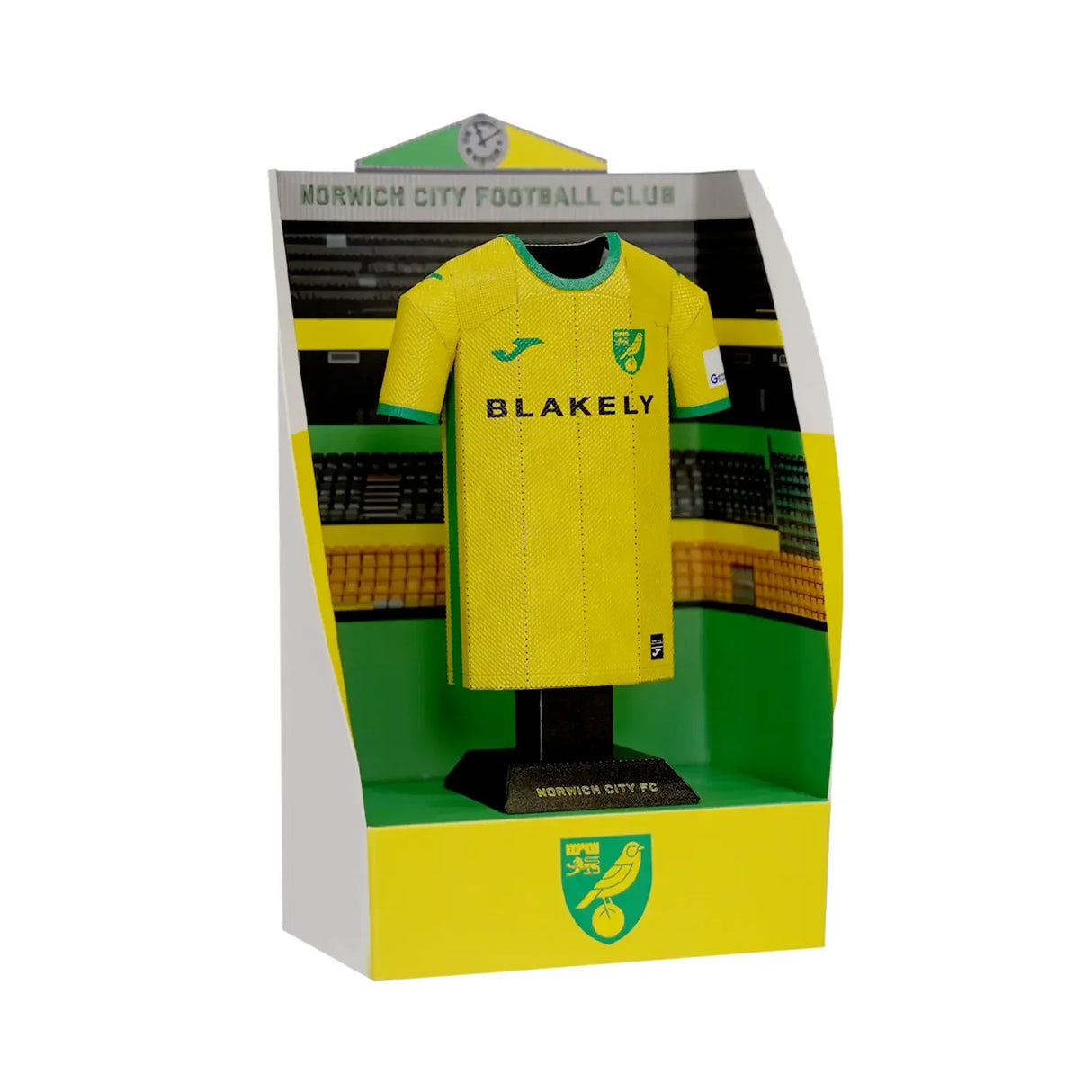 Norwich City 24/25 Metal Home Shirt: 2 - Display Kit By Norwich City