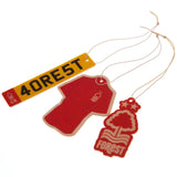 Nottingham Forest FC 3-Pack Air Fresheners: 2 - Car Accessories By Nottingham Forest