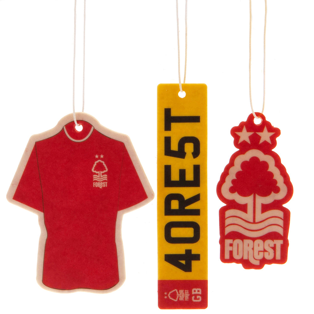 Nottingham Forest FC 3-Pack Air Fresheners: 1 - Car Accessories By Nottingham Forest