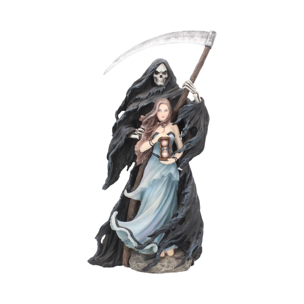 Summon The Reaper Gothic Figurine By Anne Stokes Woman and Reaper Ornament Default Title - Figures & Collectables at Gift Moments