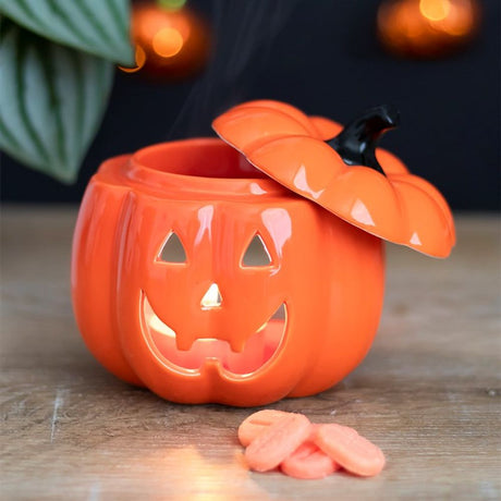 Ceramic Jack-O’-Lantern Oil Burner: 1 - Oil & Wax Burners By Gift Moments