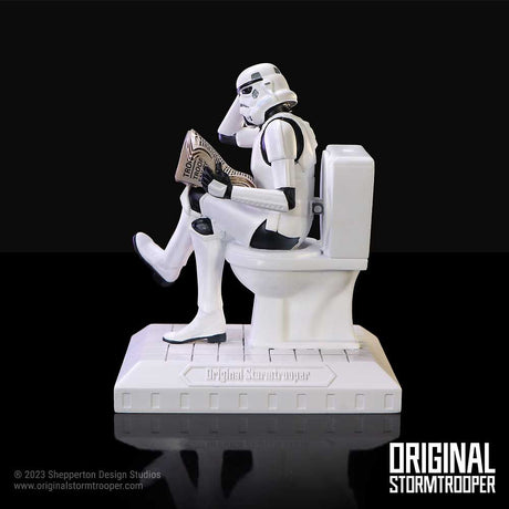 Original Stormtooper Pooper Trooper on a Toilet Figurine: 1 - Figures & Collectables By Original Stormtrooper