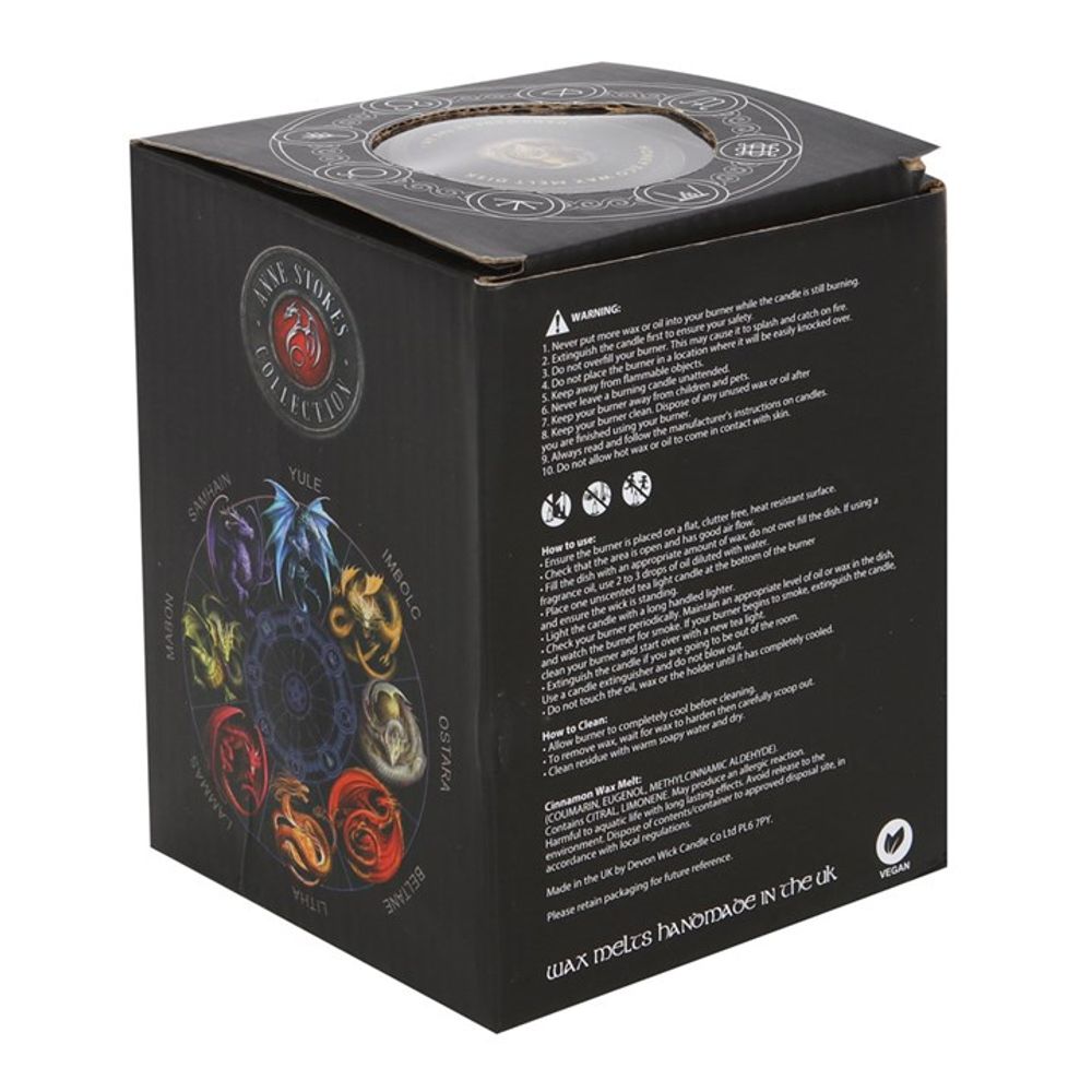 Ostara Wax Melt Burner Gift Set by Anne Stokes: 5 - Oil & Wax Burners By Gift Moments