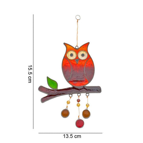 Owl On A Branch Suncatcher: 2 - Suncatchers By Gift Moments