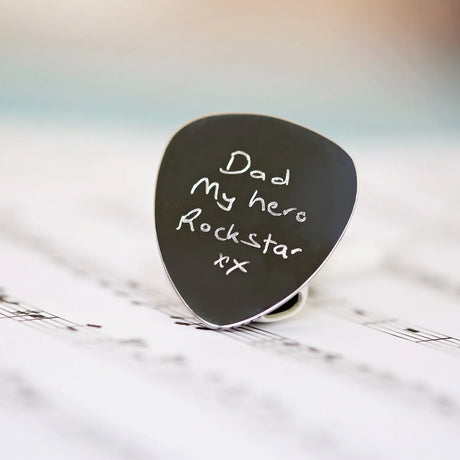 Personalised Handwriting Guitar Pick - Keepsakes at Gift Moments