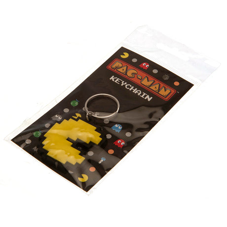 Pac-Man PVC Keyring with Chain: 3 - Keyrings By Pac-Man