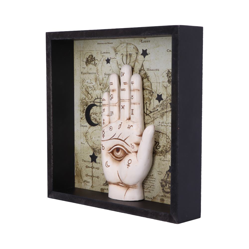 Palmistry Companion Framed Chiromancy Wall Mounted Art: 3 - Wall Hanging Sculptures By Gift Moments