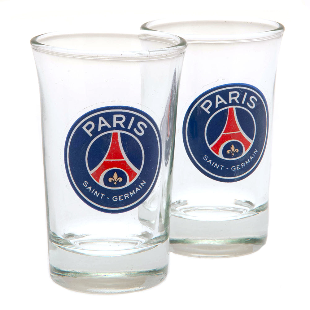 Paris Saint Germain FC 2pk Shot Glass Set: 2 - Glassware By Paris Saint Germain