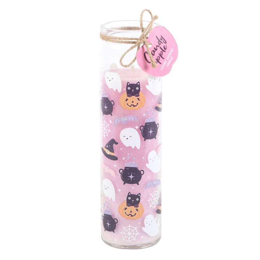 Pastel Halloween Candy Apple Tube Candle: 1 - Candles By Gift Moments