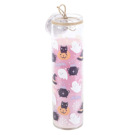 Pastel Halloween Candy Apple Tube Candle: 2 - Candles By Gift Moments