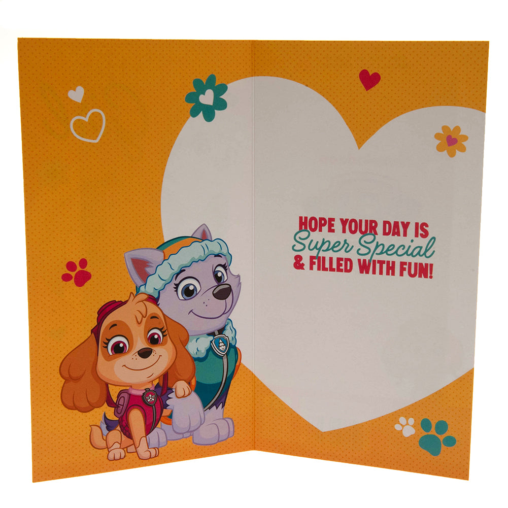 Paw Patrol Birthday Card Girl: 3 - Greeting Cards By Paw Patrol