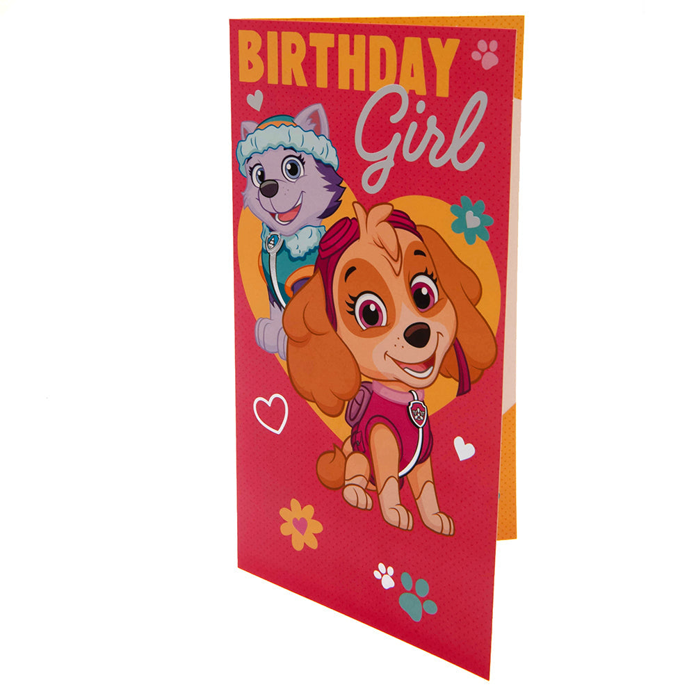 Paw Patrol Birthday Card Girl: 2 - Greeting Cards By Paw Patrol