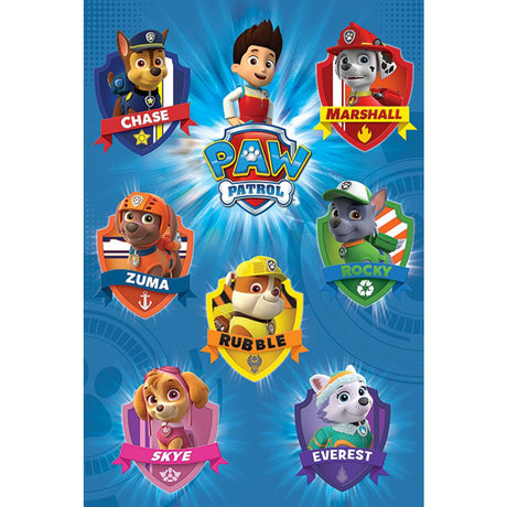 Paw Patrol Poster Crests 74: 1 - Posters By Paw Patrol