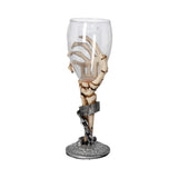 Claw Skeleton Hand Wine Glass Goblet 21cm - Goblets & Chalices at Gift Moments