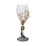 Claw Skeleton Hand Wine Glass Goblet 21cm - Goblets & Chalices at Gift Moments