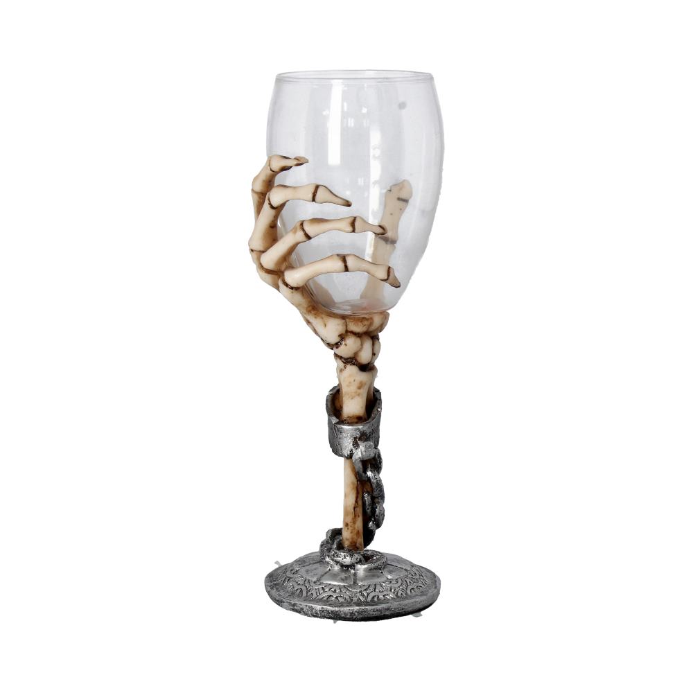 Claw Skeleton Hand Wine Glass Goblet 21cm Default Title - Goblets & Chalices at Gift Moments