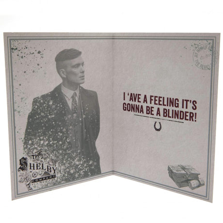 Peaky Blinders Tommy Shelby Birthday Card: 3 - Greeting Cards By Peaky Blinders