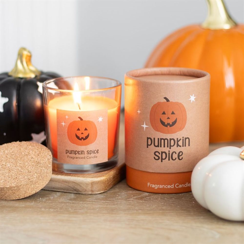 Pumpkin Spice Candle with Cork Lid: 1 - Candles By Gift Moments