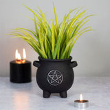 Pentagram Cauldron Plant Pot: 4 - Pots & Planters By Gift Moments