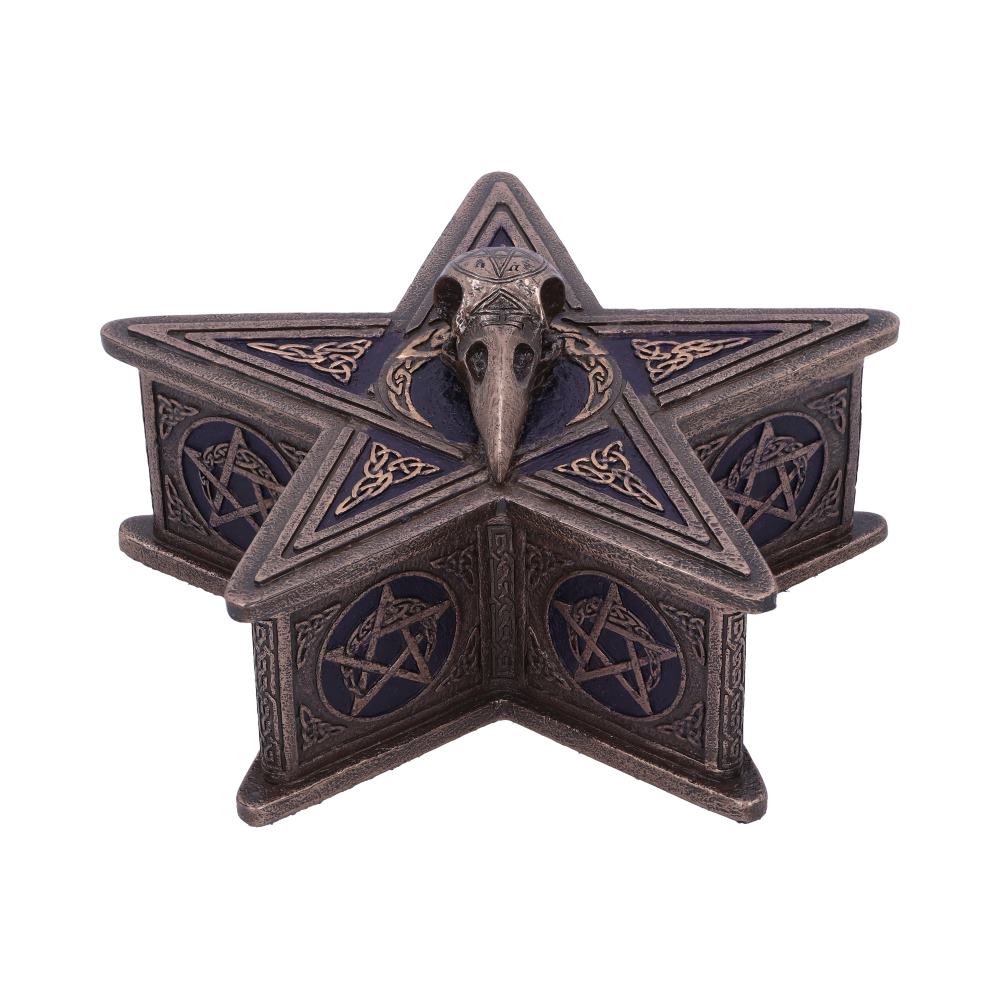 Pentagram Raven Box 16.5cm: 2 - Boxes By Gift Moments