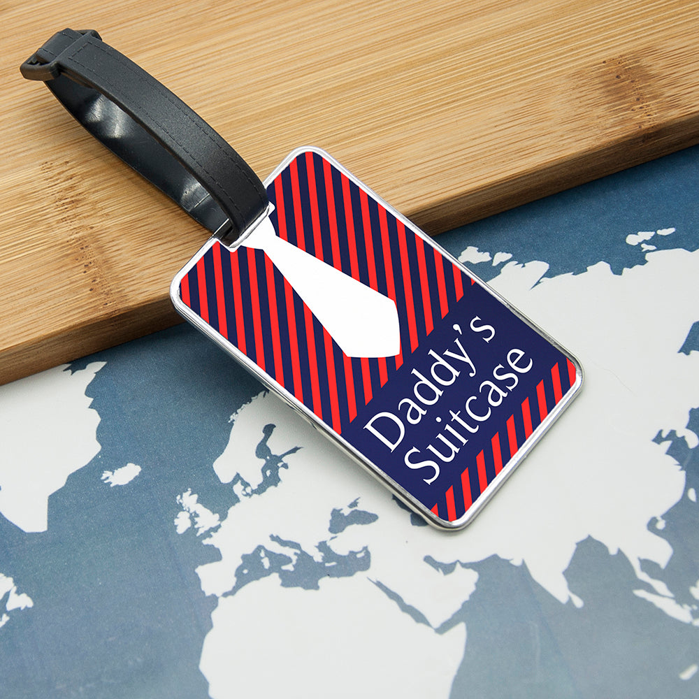 Personalised Gentlemen's Shirt And Tie Luggage Tag - Luggage Tags at Gift Moments