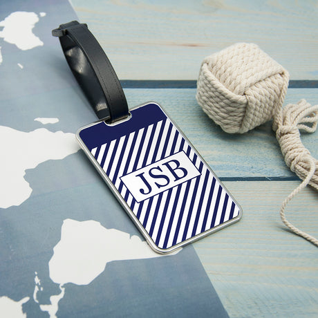 Personalised Gentlemen's Nautical Luggage Tag - Travel Accessories at Gift Moments