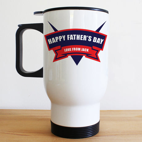 Personalised Dad's Superhero Fuel Travel Mug - Travel Mugs at Gift Moments