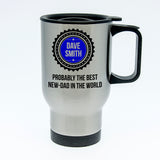 Personalised Best New Dad Travel Mug: 4 - Travel Mugs By Gift Moments