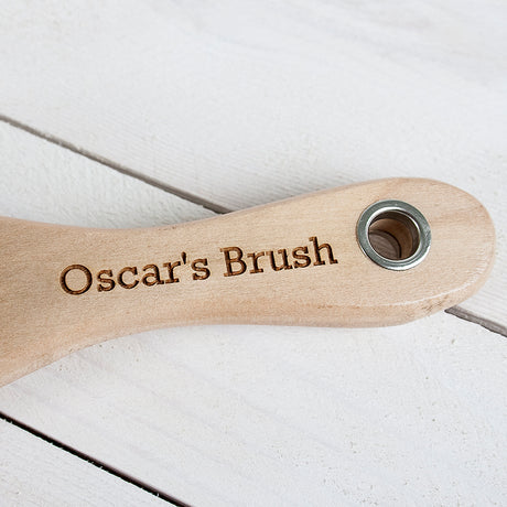 Personalised Wooden Dog Brush - Pet Products at Gift Moments