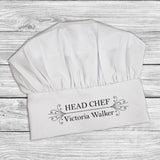 Custom Personalised Head Chef's Hat - Chef Hats at Gift Moments