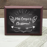 Personalised Teacher's Classroom Plaque - Signs & Plaques at Gift Moments