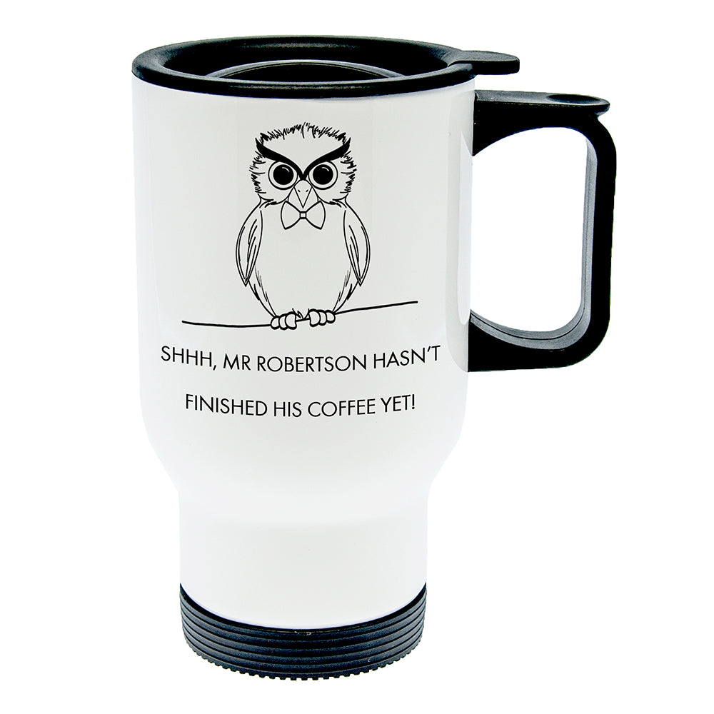 Personalised Teacher's Shhhh Travel Mug - Travel Mugs at Gift Moments