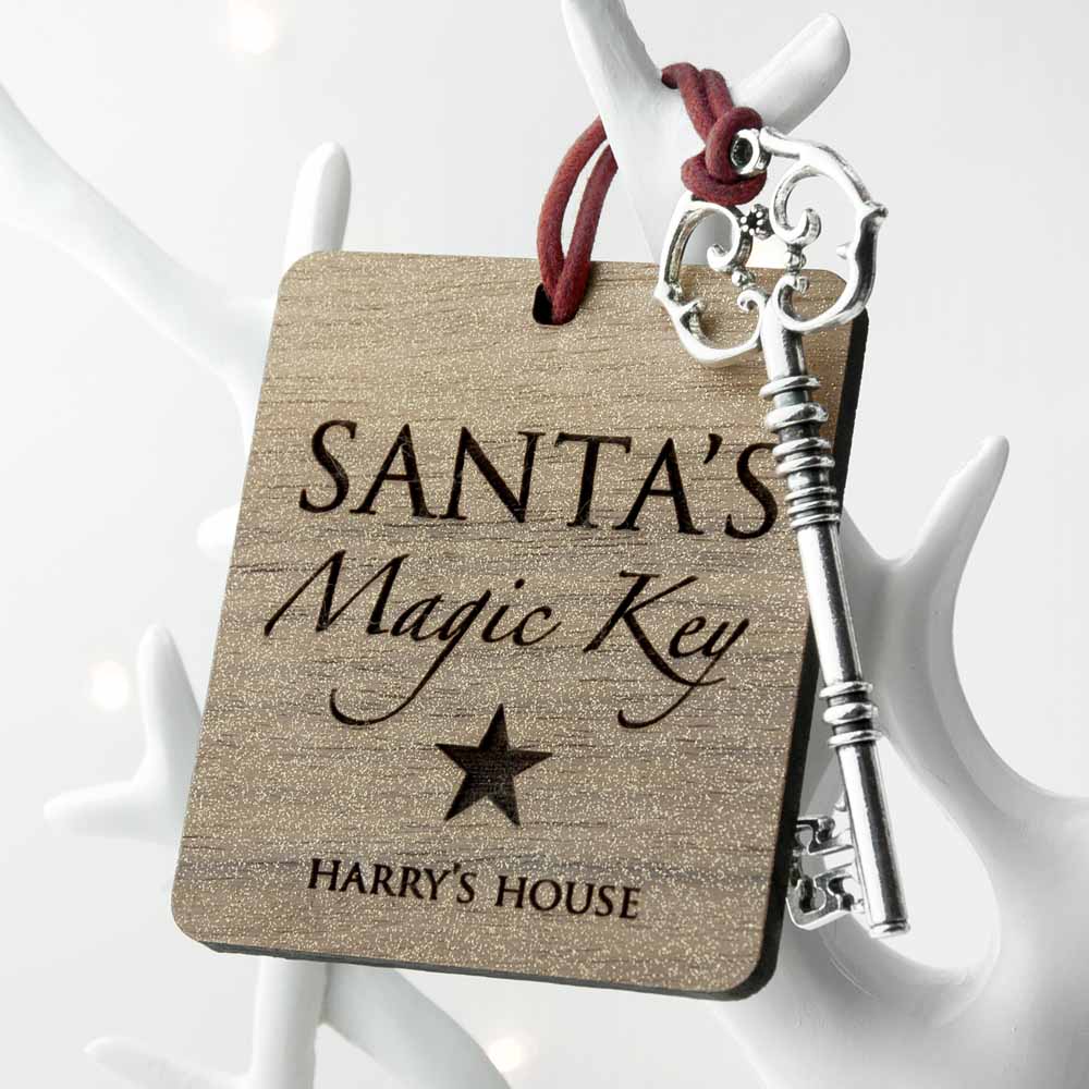 Personalised Santa's Magic Key - Keyrings at Gift Moments