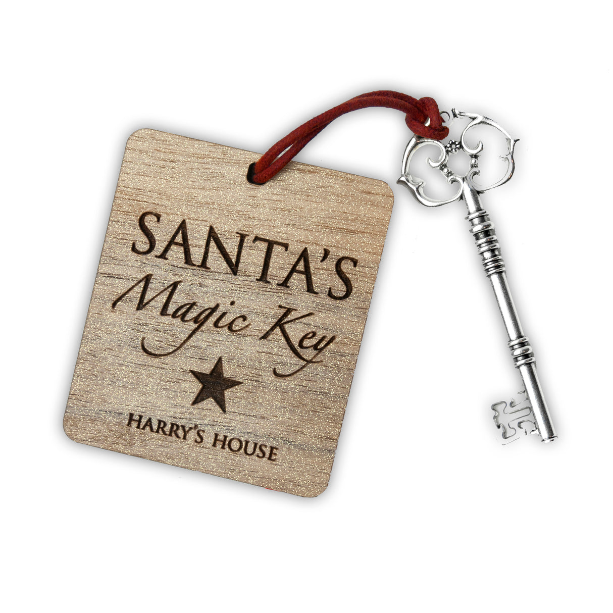 Personalised Santa's Magic Key - Keyrings at Gift Moments