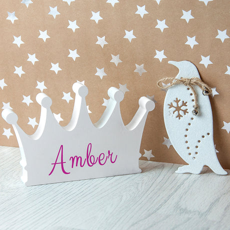 Personalised Girls Princess Crown Ornament - Ornaments at Gift Moments