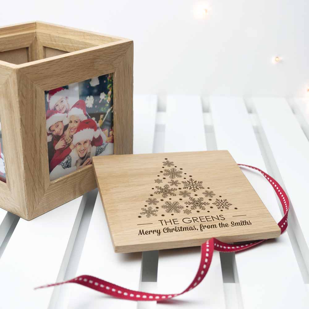 Personalised Christmas Photo Cube - Photo Cubes at Gift Moments