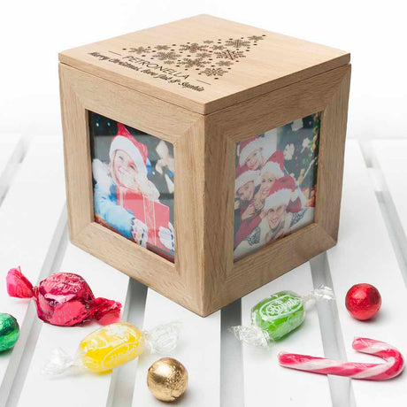 Personalised Christmas Photo Cube - Photo Cubes at Gift Moments