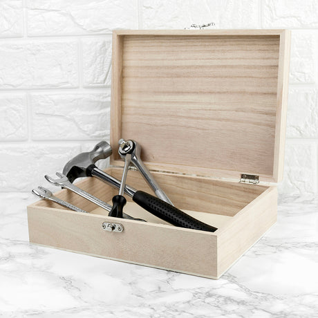 Personalised He Can Fix Anything Toolbox: 2 - Tools & Storage By Gift Moments