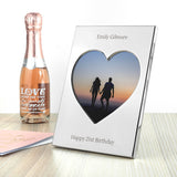 Personalised Silver Plated Heart Photo Frame - Photo Frames at Gift Moments