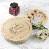 Personalised Christmas Cheese Board Set: 1 - Cheese Boards By Gift Moments