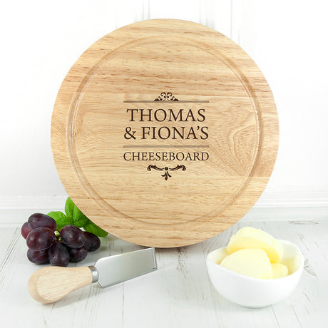 Personalised Traditional Couple's Cheese Set - Cheese Boards at Gift Moments