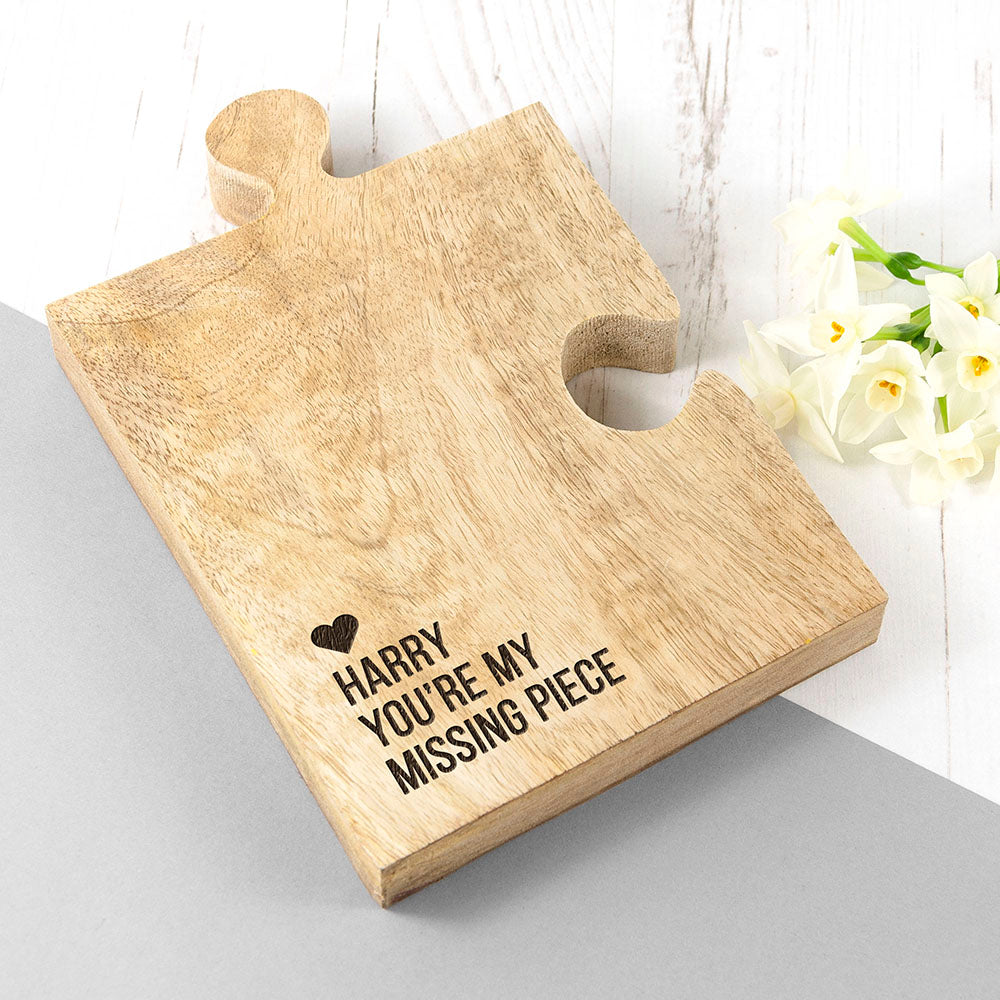 Personalised Missing Piece Jigsaw Bottle Coaster - Coasters at Gift Moments