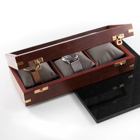 Personalised Luxury Wooden Watch Box - Jewellery Boxes at Gift Moments