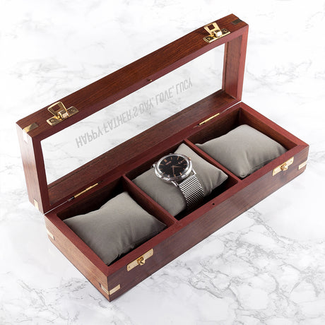 Personalised Luxury Wooden Watch Box - Jewellery Boxes at Gift Moments