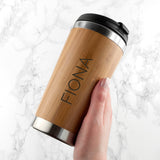 Personalised Bamboo Travel Mug - Travel Mugs at Gift Moments