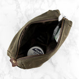 Personalised Men's Waxed Wash Bags - Toiletry & Makeup Bags at Gift Moments