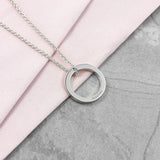 Personalised Family Ring Necklace: 6 - Necklaces By Gift Moments