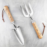 Personalised Luxe Silver Trowel and Fork Set: 3 - Tools & Storage By Gift Moments