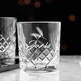 Personalised Crystal Icon Whisky Tumbler: 3 - Tumblers By Gift Moments