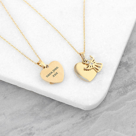 Personalised Guardian Angel Pendant Necklace - Jewellery at Gift Moments